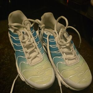 Blue and Yellow Gradient Sneakers nike air max